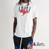 Amiri luxury t-shirt detail shot