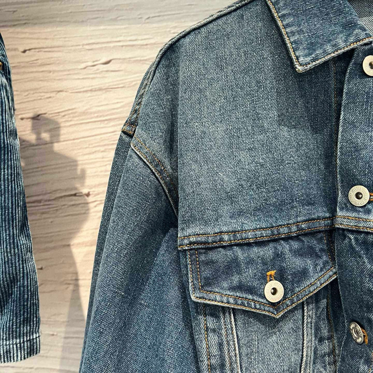 Jackets- Miu M Denim Jacket Stylish Everyday Designer Outerwear