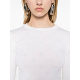 Close-up of Balenciaga sweaters & pullovers hardware and fine stitching