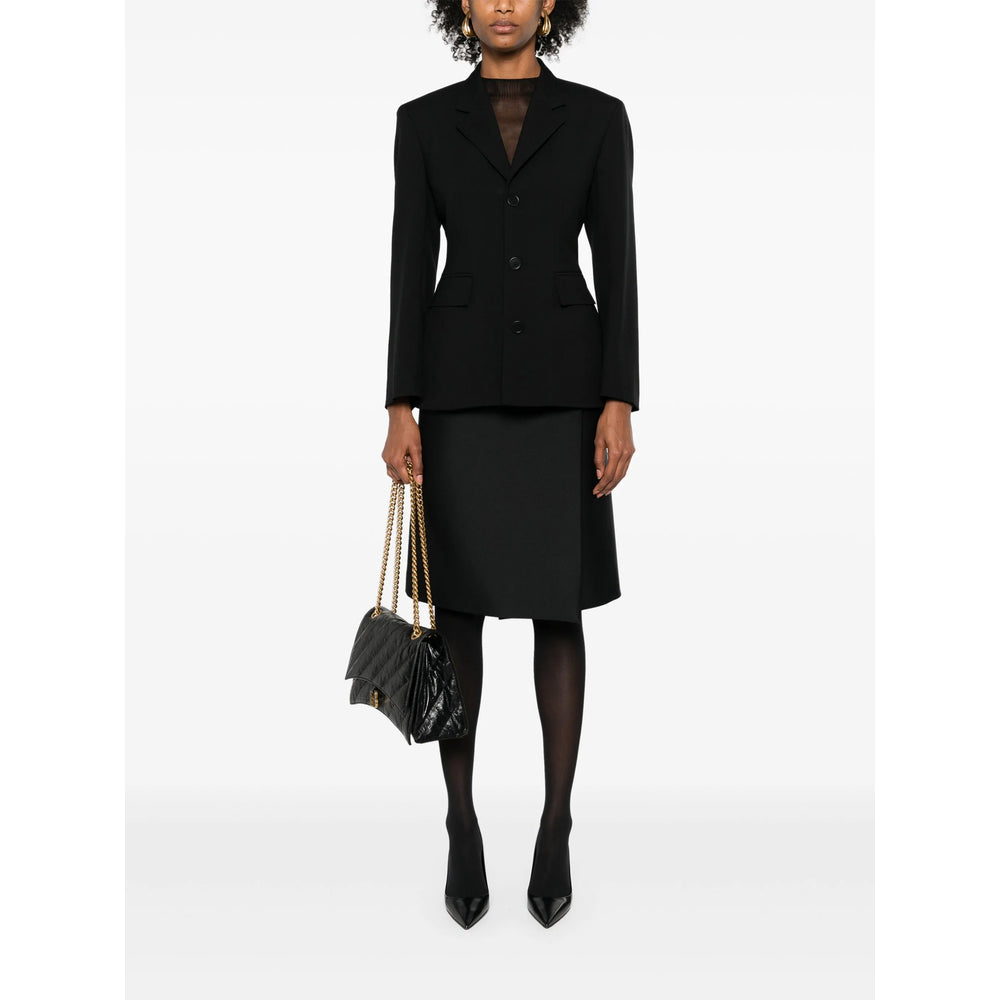 Balenciaga Jackets? Balenciaga Black Jackets - Blazers Women Premium Casual Designer Jacket