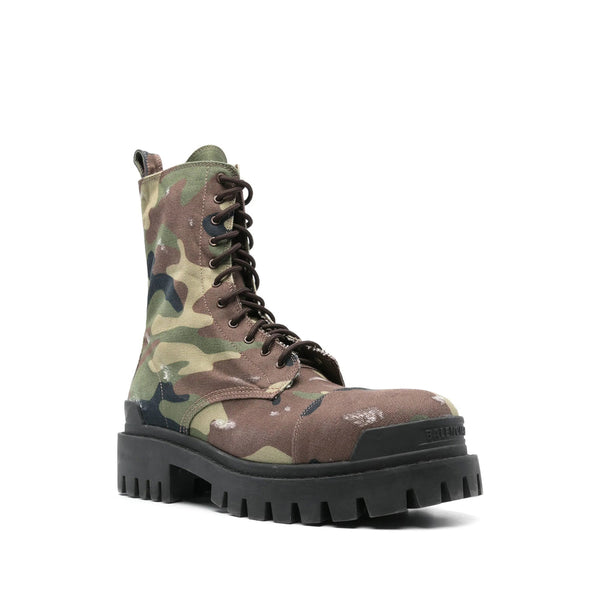 Balenciaga Shoes- Balenciaga Green Boots Men Comfortable Everyday Designer Shoes