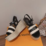 Louis Vuitton shoes Style 356 - side profile detail (alternate angle)