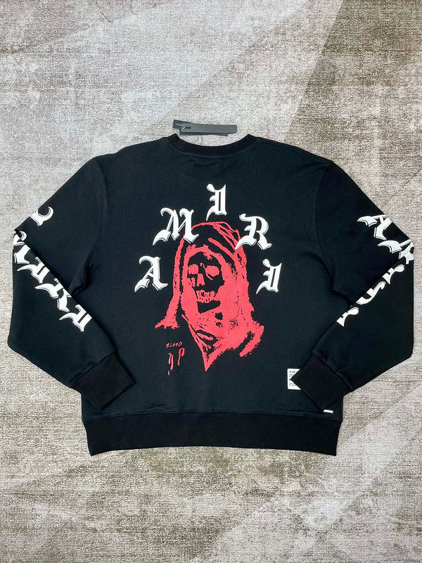 Amiri luxury hoodie detail shot