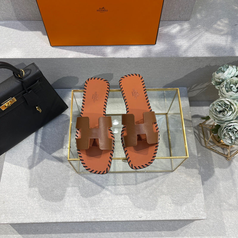 Hermès Chocolate Brown Pointed-Toe Stiletto Heels - Side Profile View