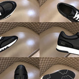 Hermès Grey Slip-On Sneakers - Side Profile View