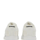 Close-up of Balenciaga sneakers hardware and fine stitching