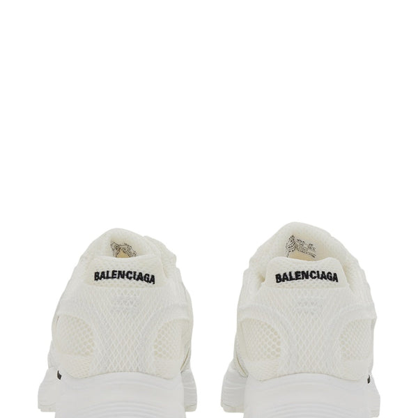 Close-up of Balenciaga sneakers hardware and fine stitching