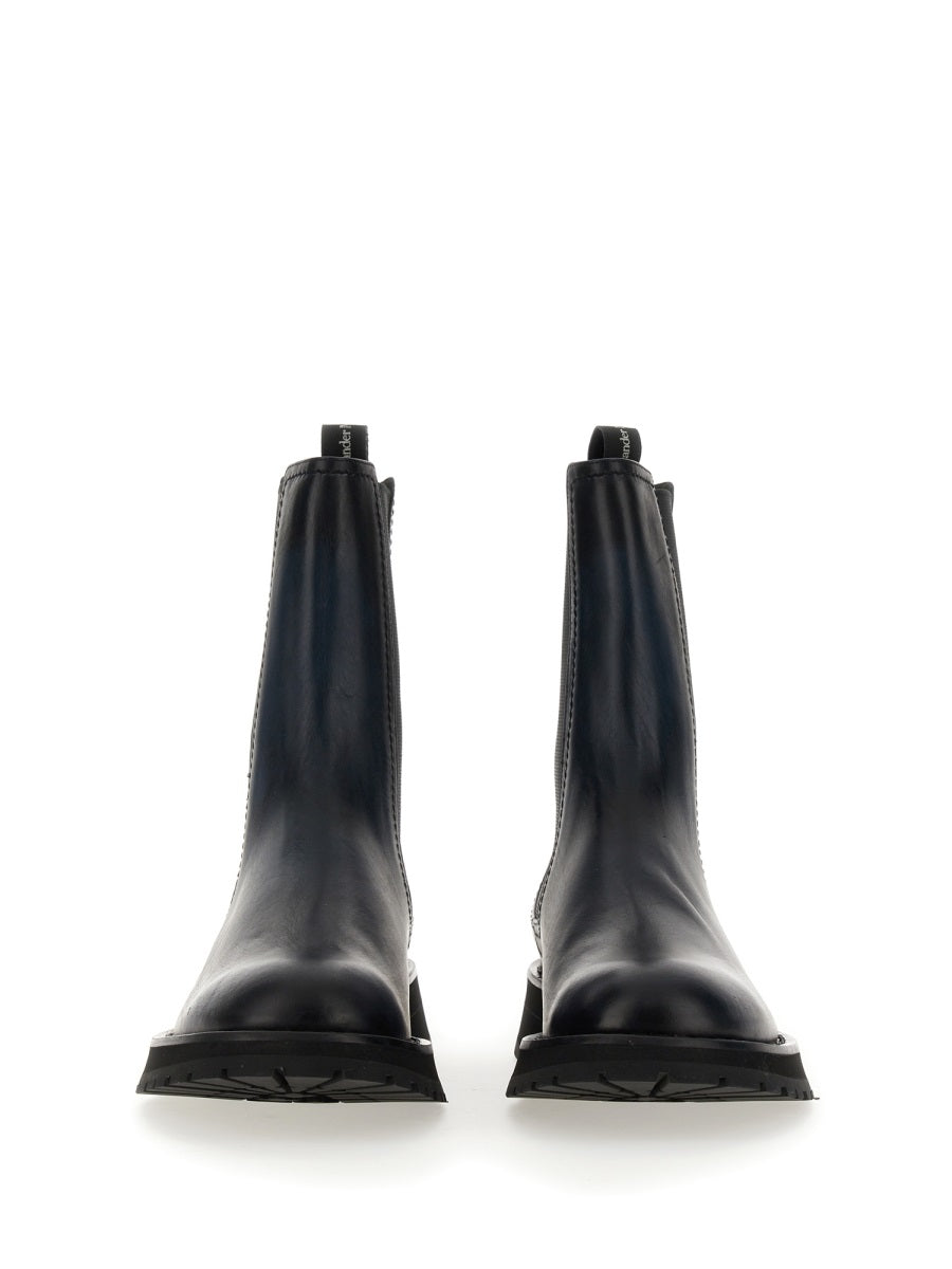 Alexander McQueen premium boots & booties detail and craftsmanship close-up