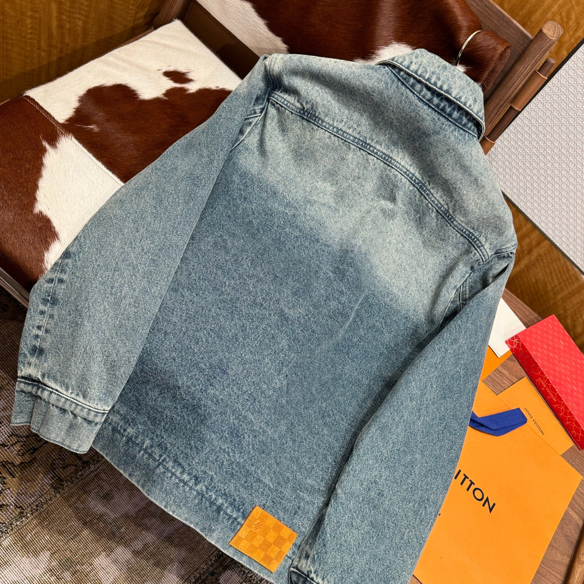 Louis Vuitton Jackets- Louis Vuitton Lou Denim Jacket Stylish Everyday Designer Outerwear