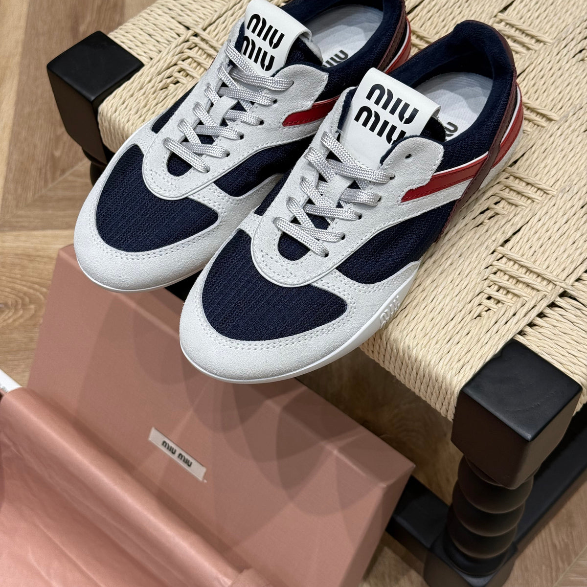 Shoes- Miu M Trainers Luxury Lifestyle Designer Footwear