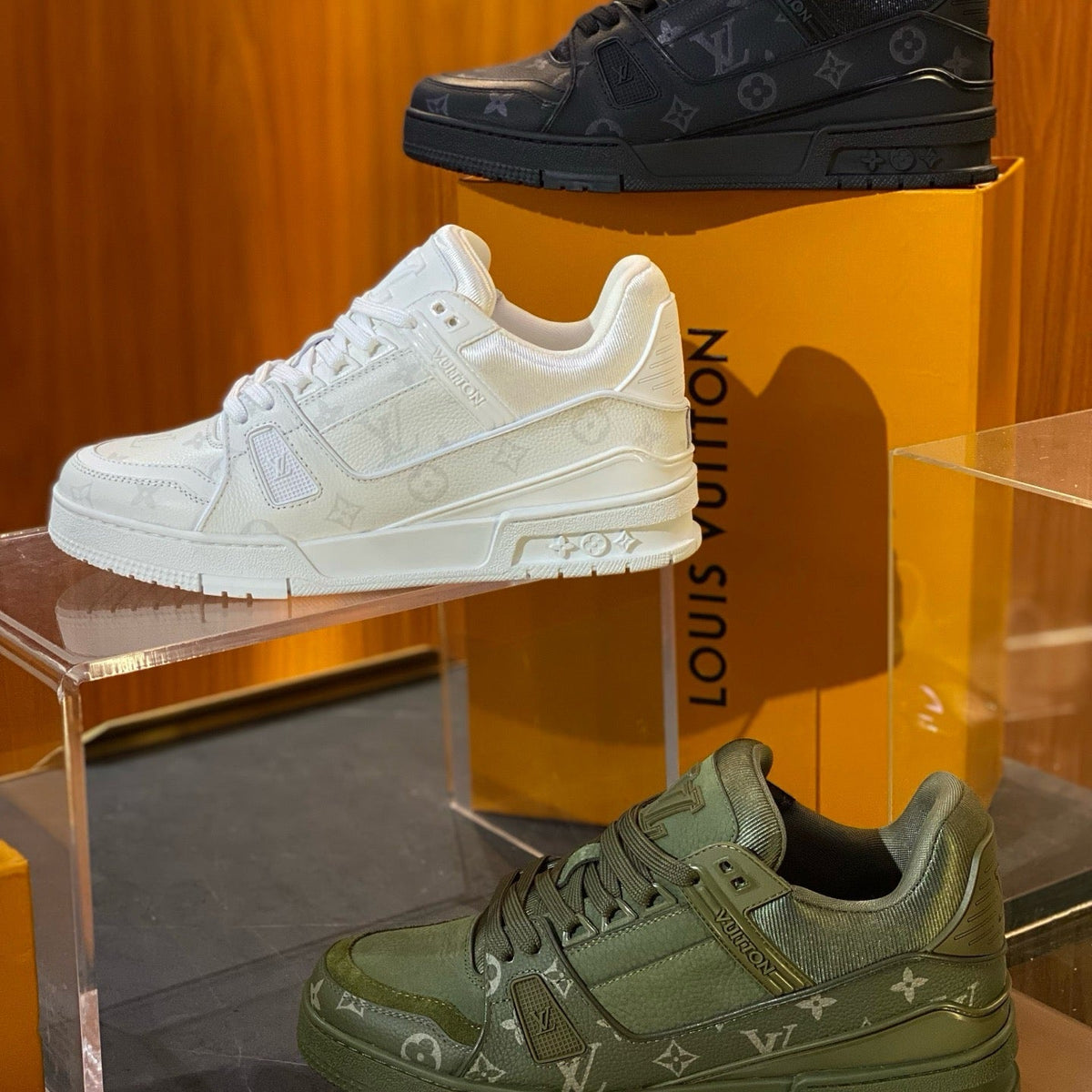 Louis Vuitton Shoes- Louis Vuitton Lou Trainers Luxury Lifestyle Designer Footwear