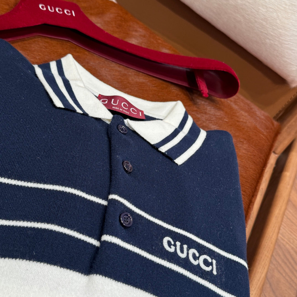 Gucci Polo Shirts- Gucci Polo Shirt Classic Designer Cotton Polo Shirt