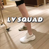 Louis Vuitton Black High-Top Sneakers - Close-Up Texture View