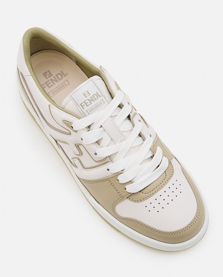 Close-up of Fendi flats hardware and fine stitching