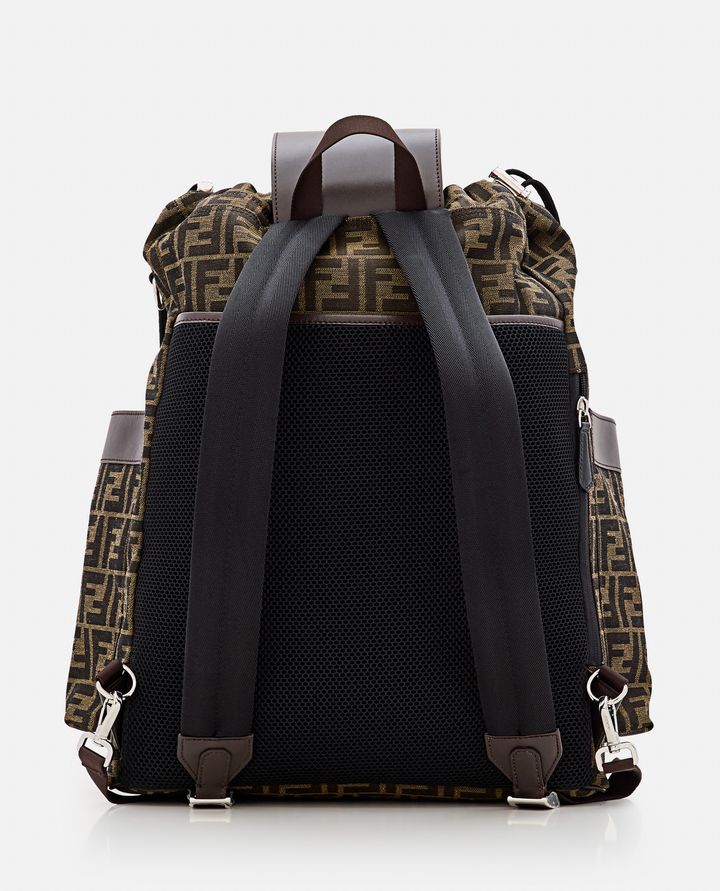 Close-up of Fendi shoulder bags hardware and fine stitching