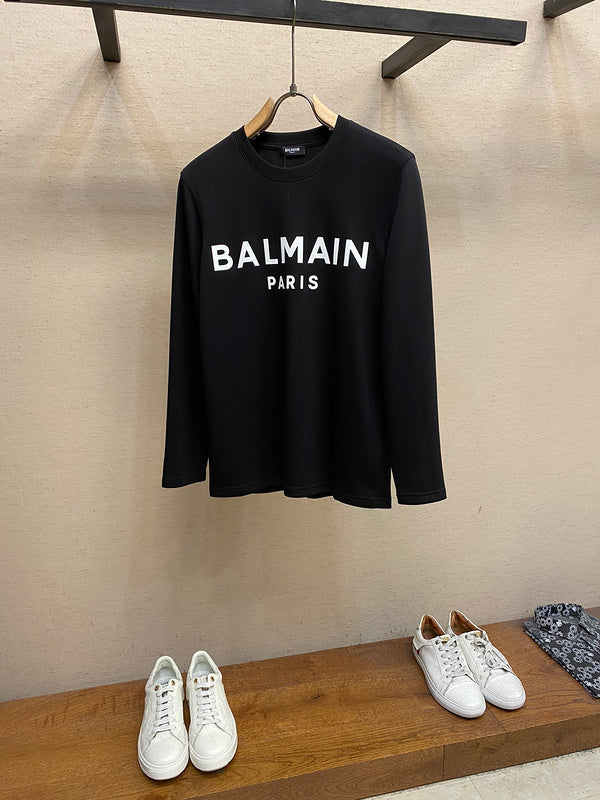 Side profile view of Balmain luxury piece style No.038