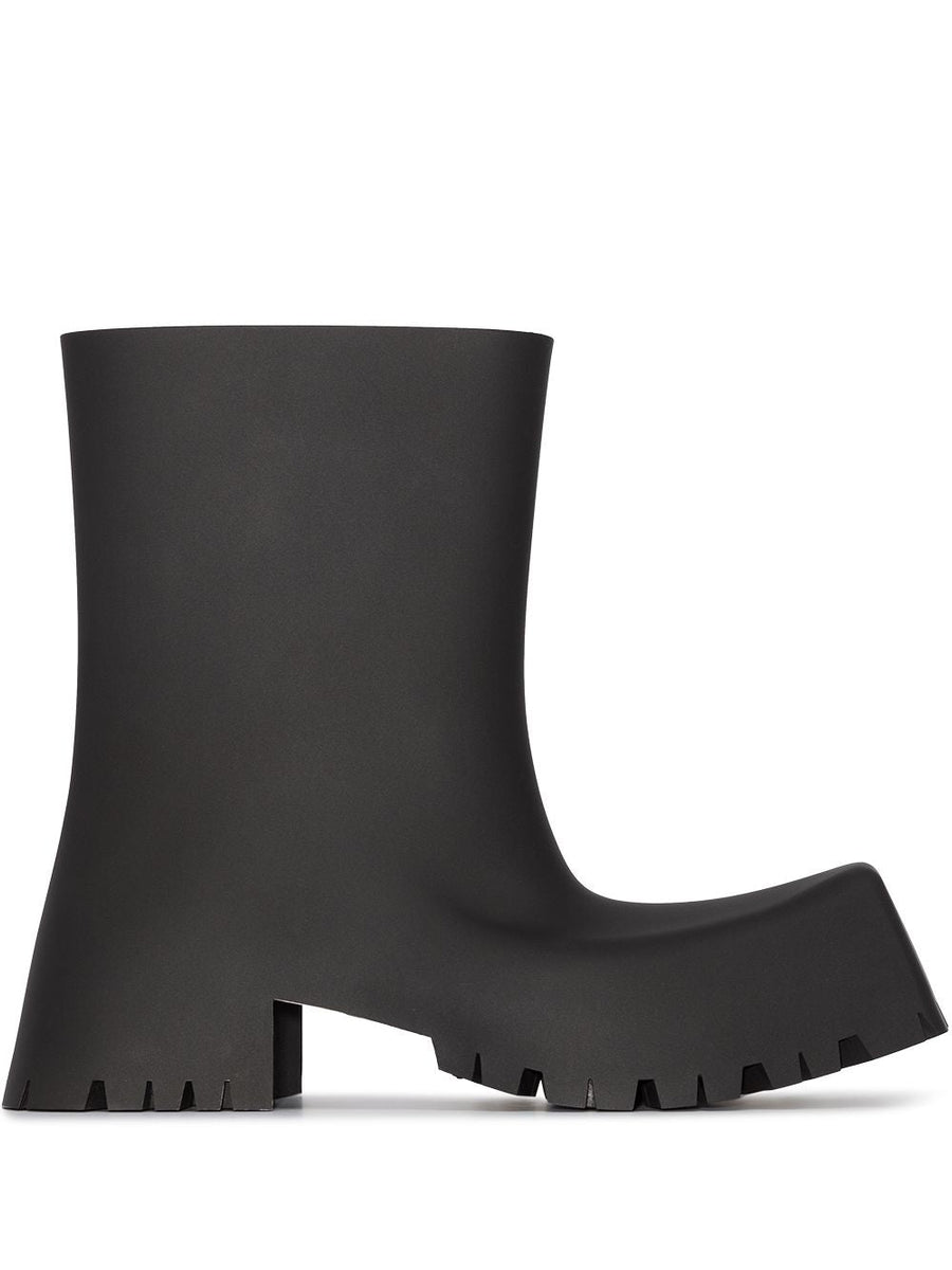 Balenciaga Shoes? BALENCIAGA Trooper Block-Heel Rubber Boots Luxury Lifestyle Designer Footwear