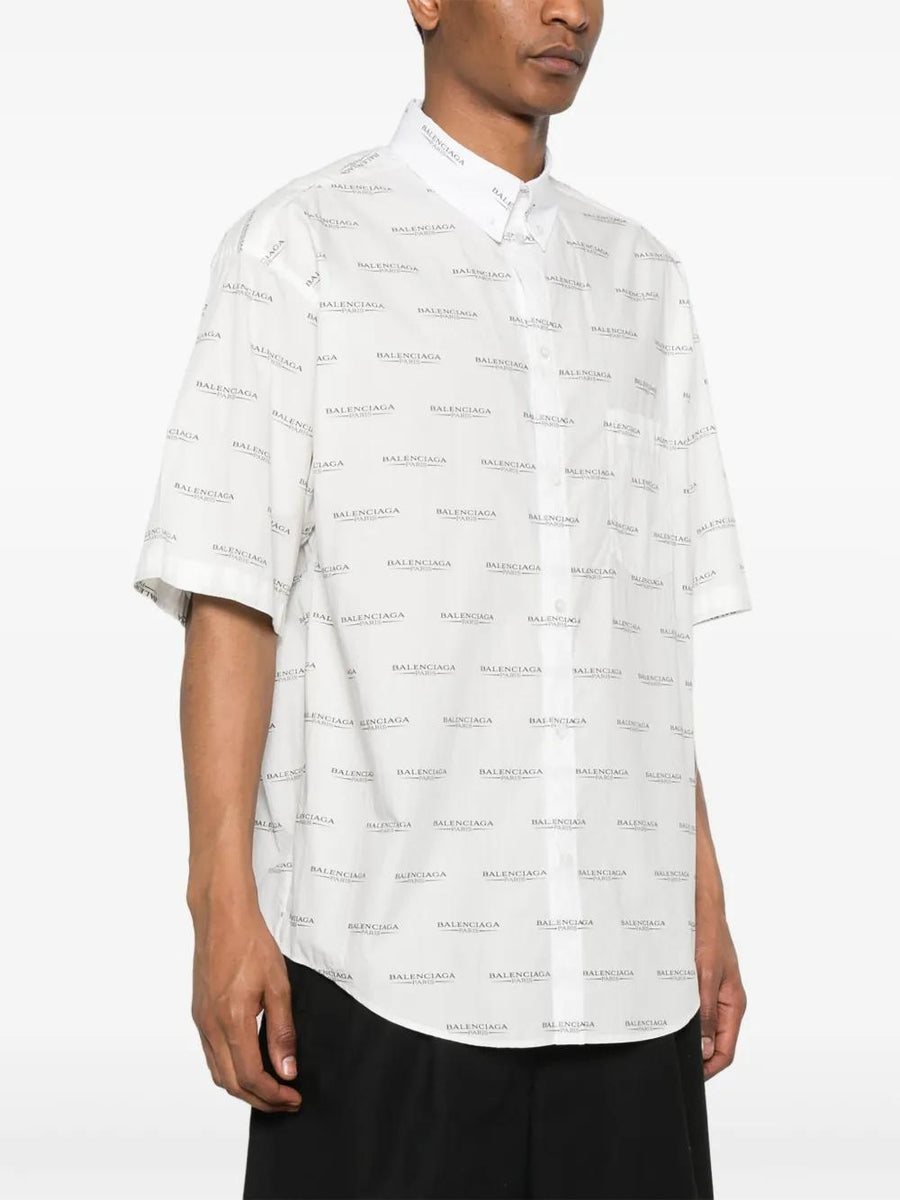 Balenciaga Tops? BALENCIAGA Large Fit Casual Shirt for Men Premium Designer Casual Top