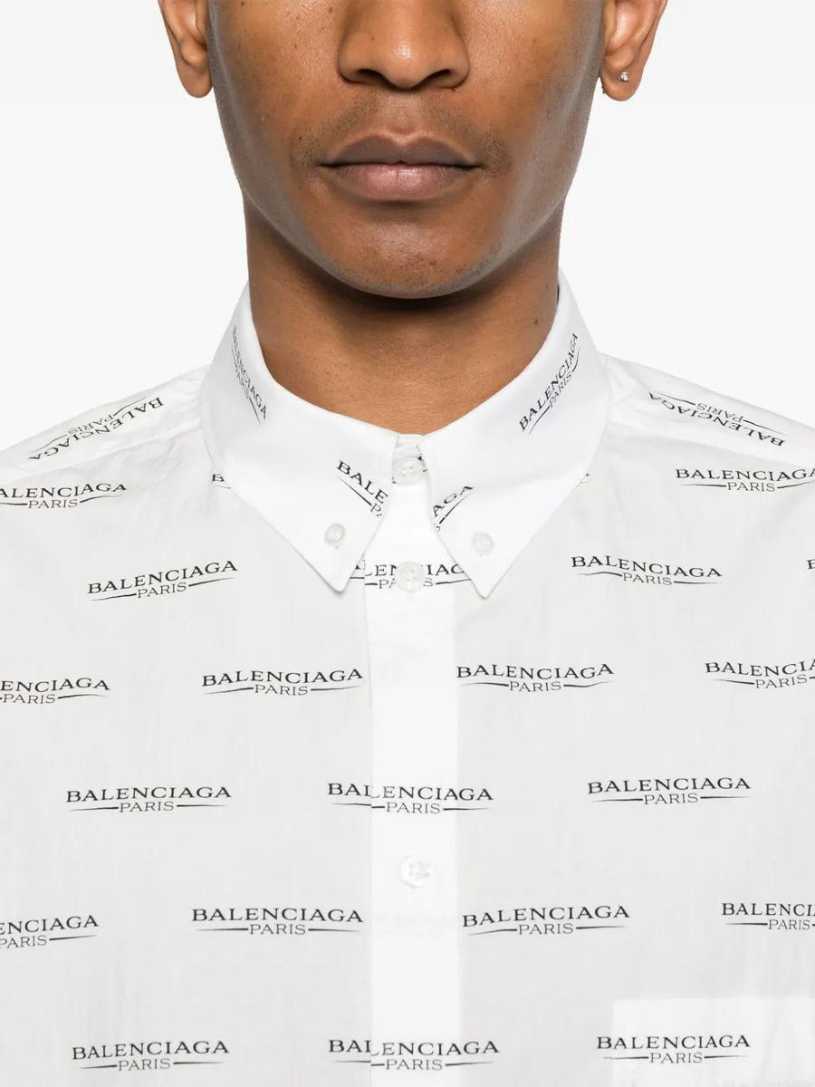 Balenciaga Tops? BALENCIAGA Large Fit Casual Shirt for Men Premium Designer Casual Top