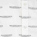 Close-up of Balenciaga shirts hardware and fine stitching