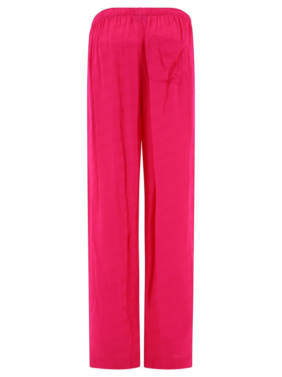 Balenciaga Pants- BALENCIAGA High Rise Regular Fit Monogram Trousers Tailored Everyday Designer Pants