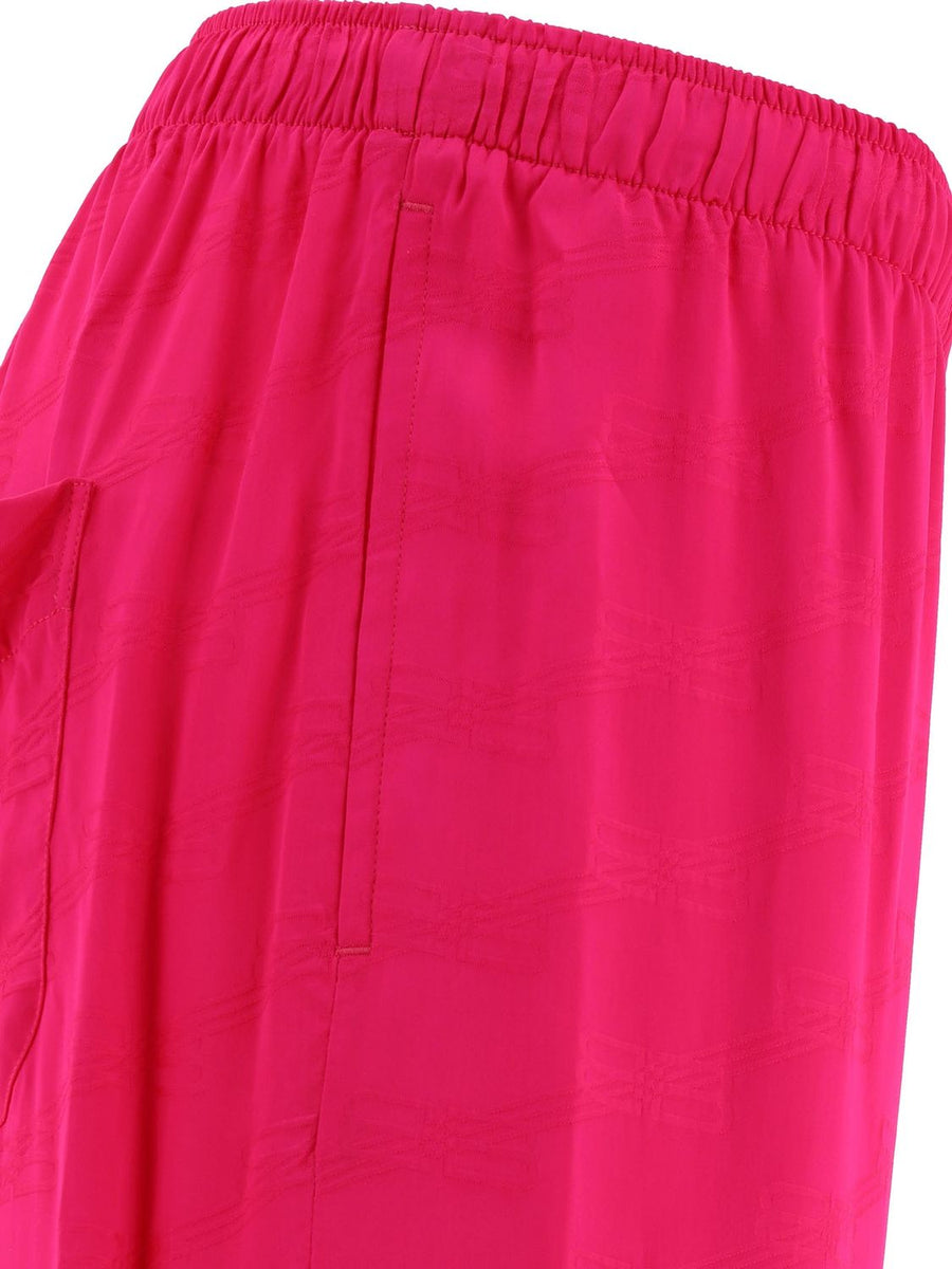 Balenciaga Pants? BALENCIAGA High Rise Regular Fit Monogram Trousers Tailored Everyday Designer Pants