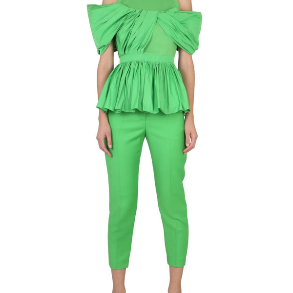 Alexander McQueen Pants? Alexander Mcqueen Women Cigarette Pants Tailored Everyday Designer Pants