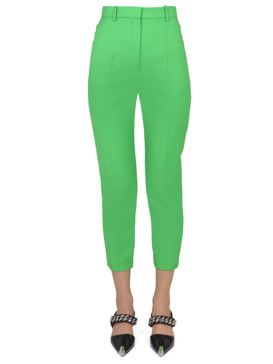 Alexander McQueen Pants? Alexander Mcqueen Women Cigarette Pants Tailored Everyday Designer Pants