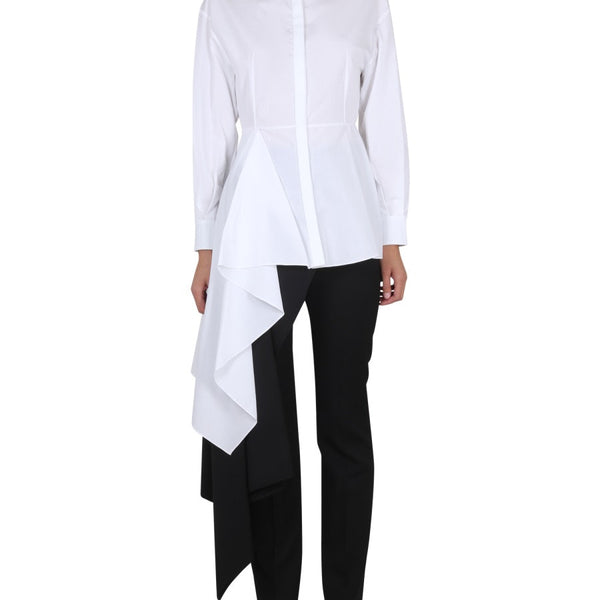 Alexander McQueen Tops? Alexander Mcqueen Women Asymmetric Shirt Premium Designer Casual Top