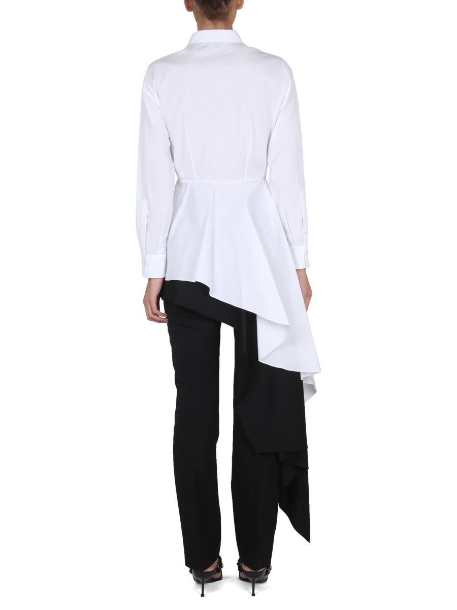 Alexander McQueen Tops? Alexander Mcqueen Women Asymmetric Shirt Premium Designer Casual Top