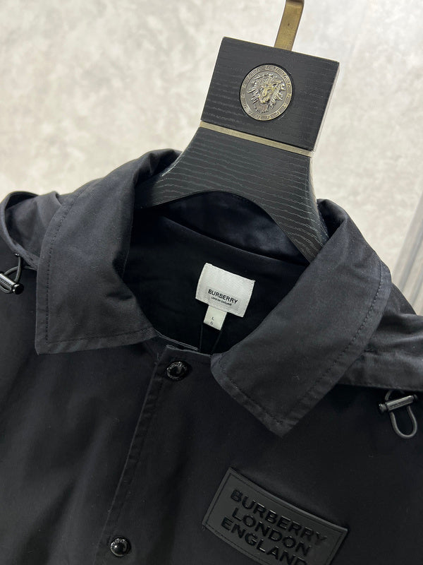 Close-up of Burberry designer clothing craftsmanship