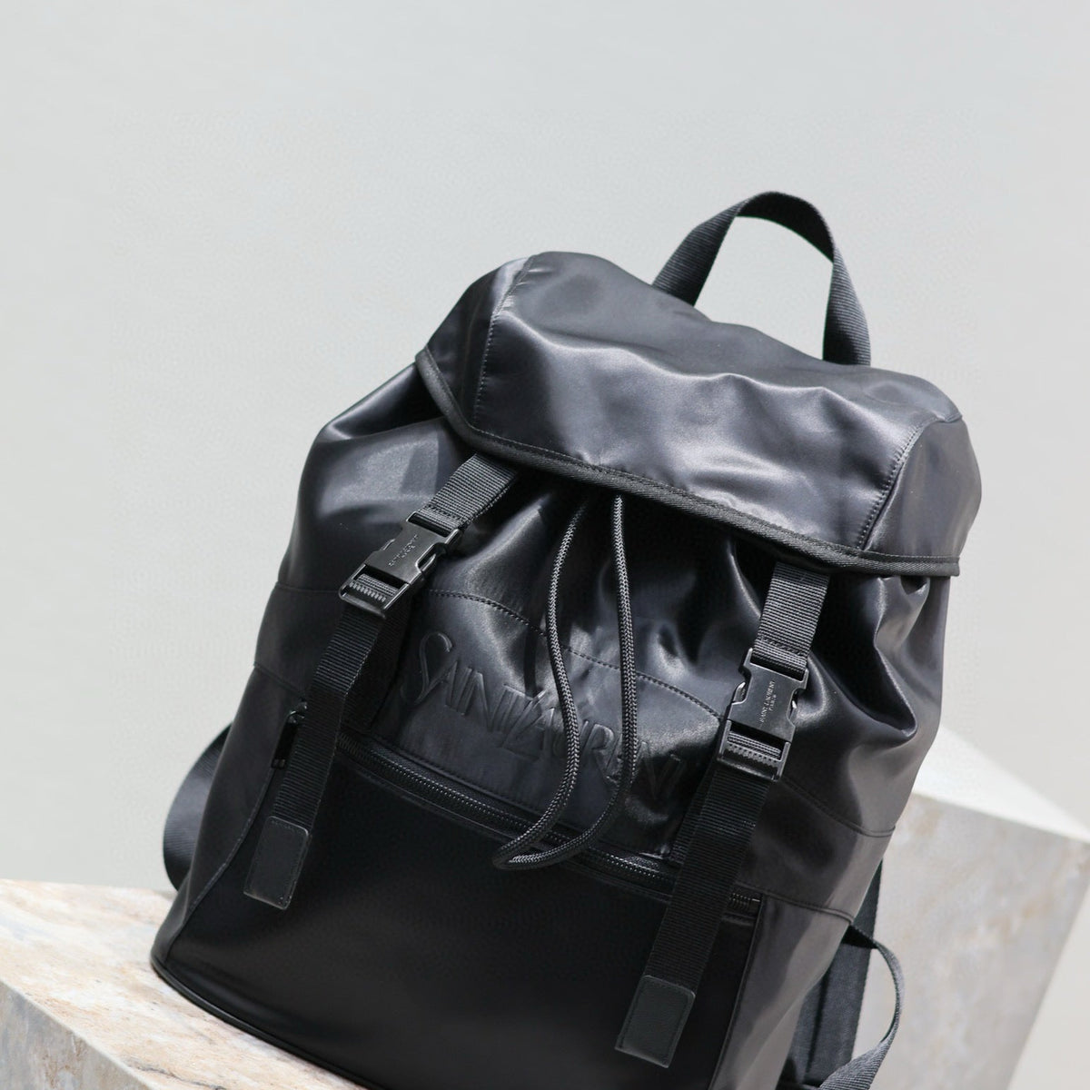 Saint Laurent Bags- Saint Laurent Leather Backpack Premium Designer Shoulder Bag