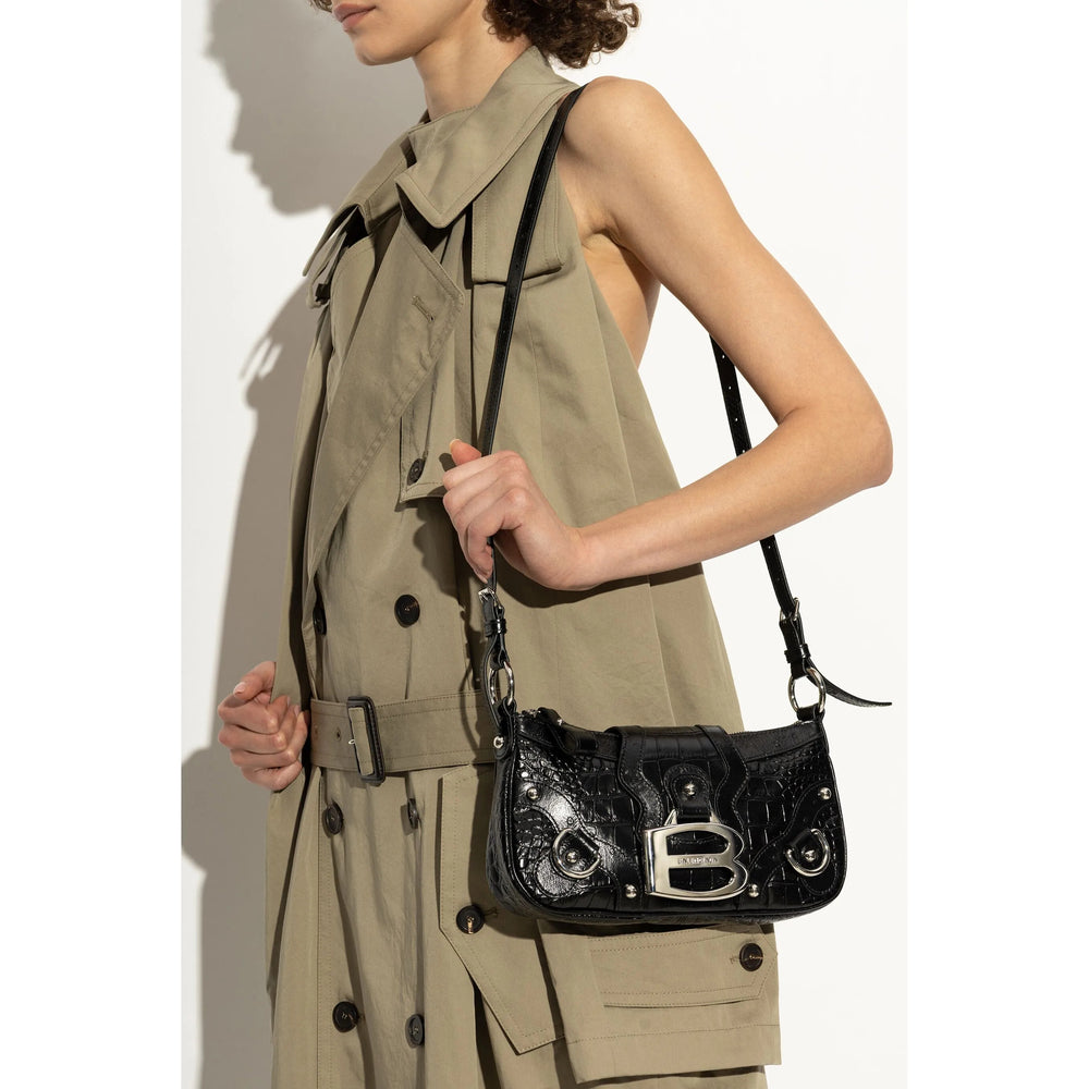Balenciaga Bags? Balenciaga Black Shoulder Bags Women Elegant Everyday Designer Handbag