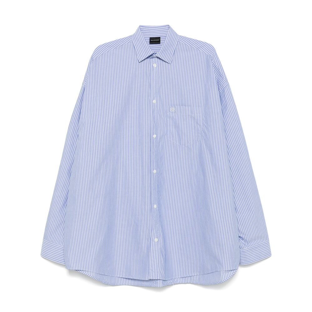 Balenciaga Tops- Balenciaga Blue Tops - Shirts Women Elegant Everyday Designer Top