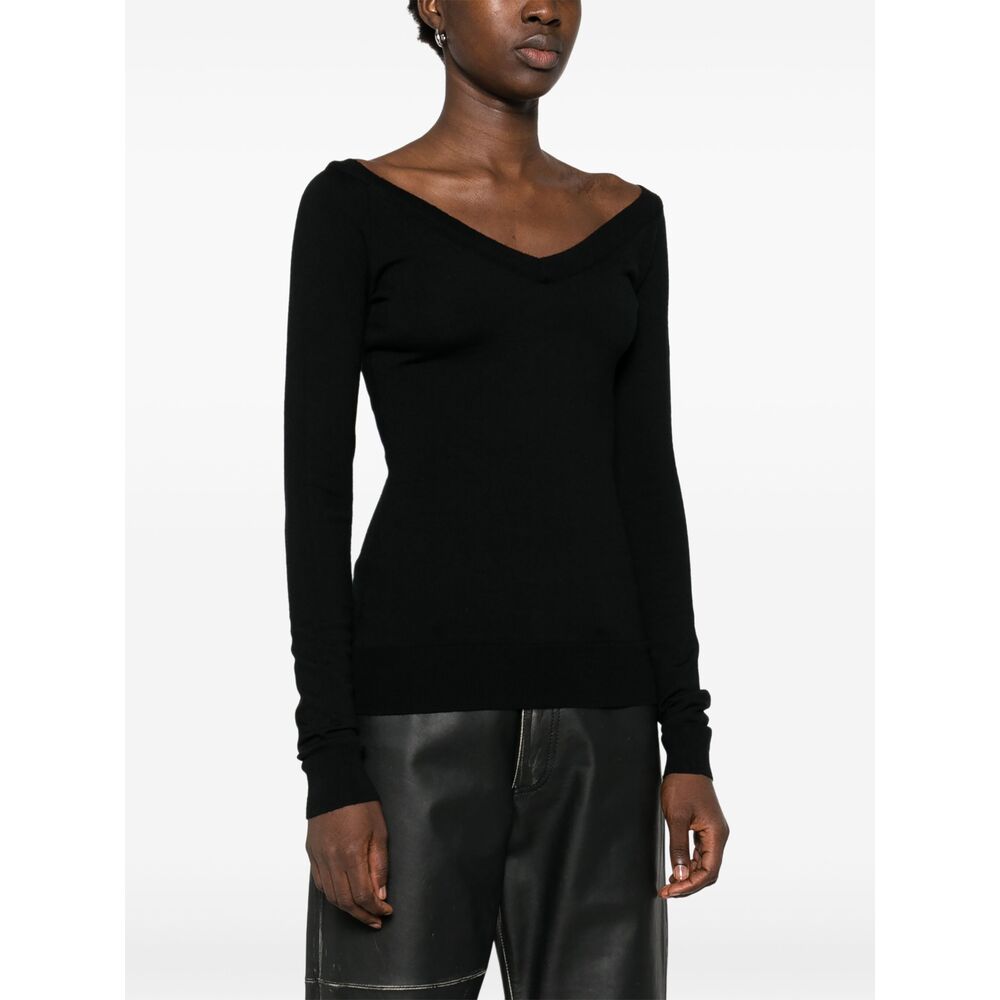Balenciaga Sweaters? Balenciaga Black Knitwear - Jumpers Women Luxury Designer Knit Sweater