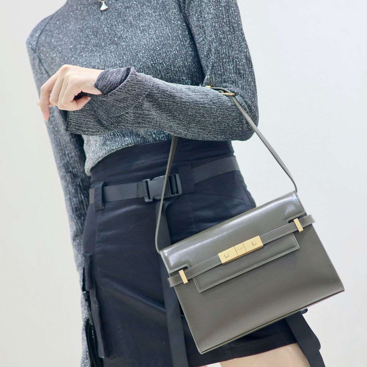 Saint Laurent Bags- Saint Laurent Manhattan Small Bag Elegant Everyday Designer Handbag