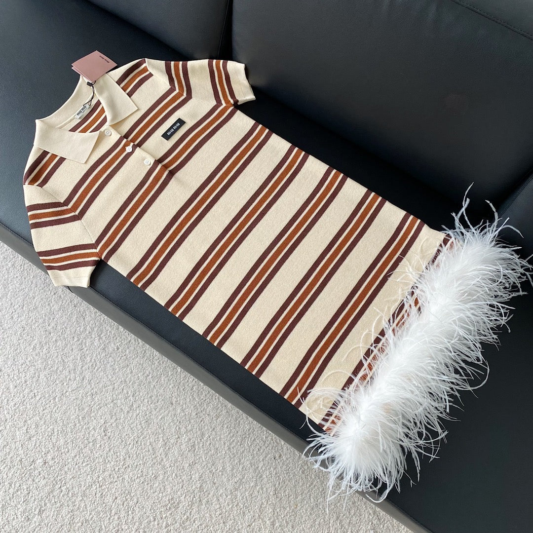 Dresses- Miu M Dress Chic Everyday Designer Dress