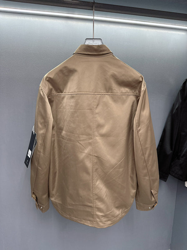 Close-up of Burberry designer clothing craftsmanship