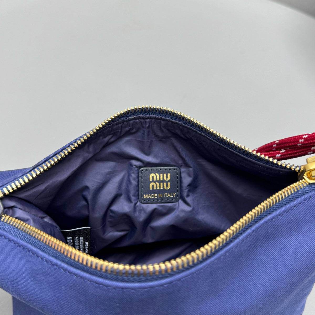 Bags- Miu M Gabardine Pouch Premium Designer Shoulder Bag