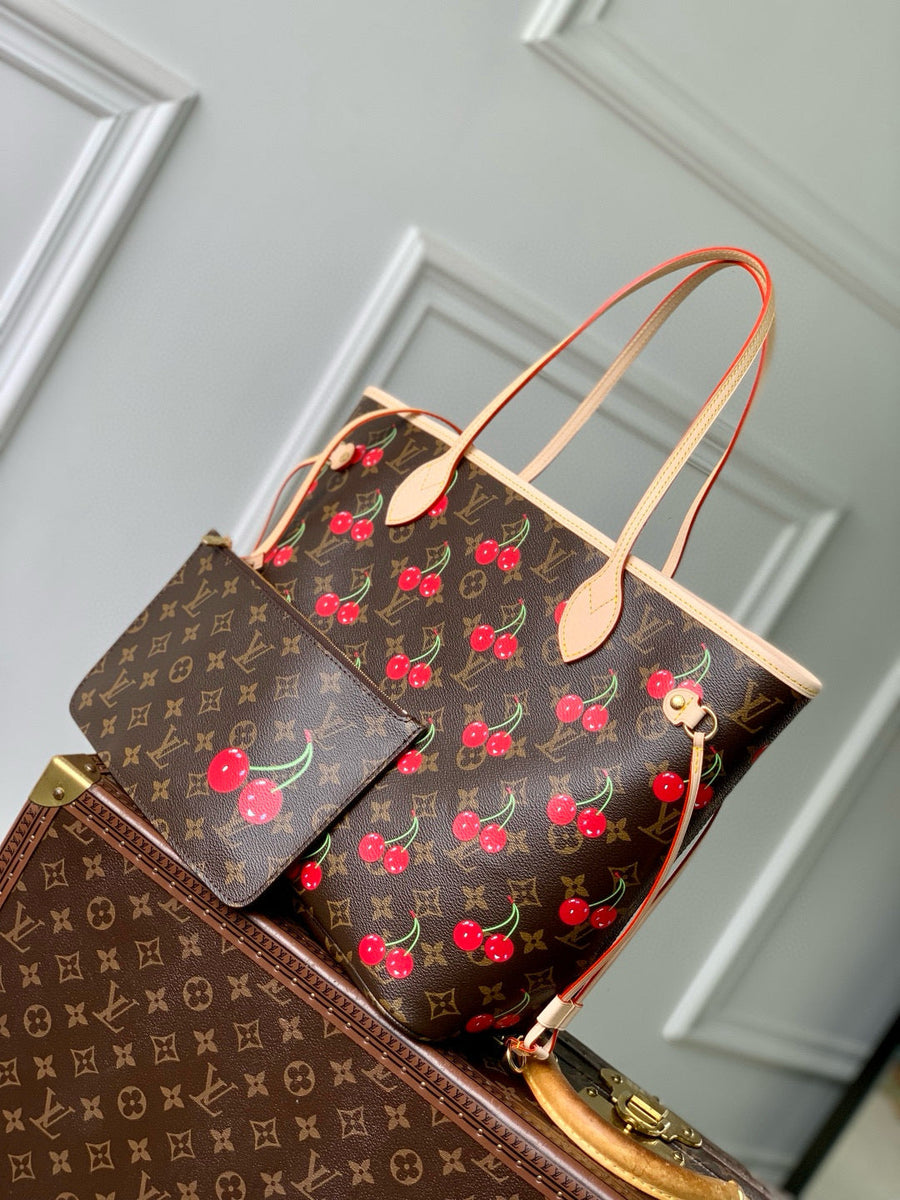 Louis Vuitton Bags- Louis Vuitton Lou x Murakami Neverfull Mm Bag Premium Designer Shoulder Bag