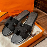 Hermes sandals Style 135 - close-up of elevated everyday design