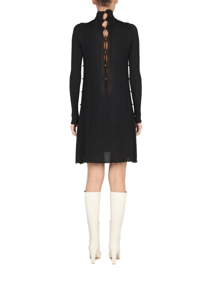 Bottega Veneta premium cocktail dresses detail and craftsmanship close-up