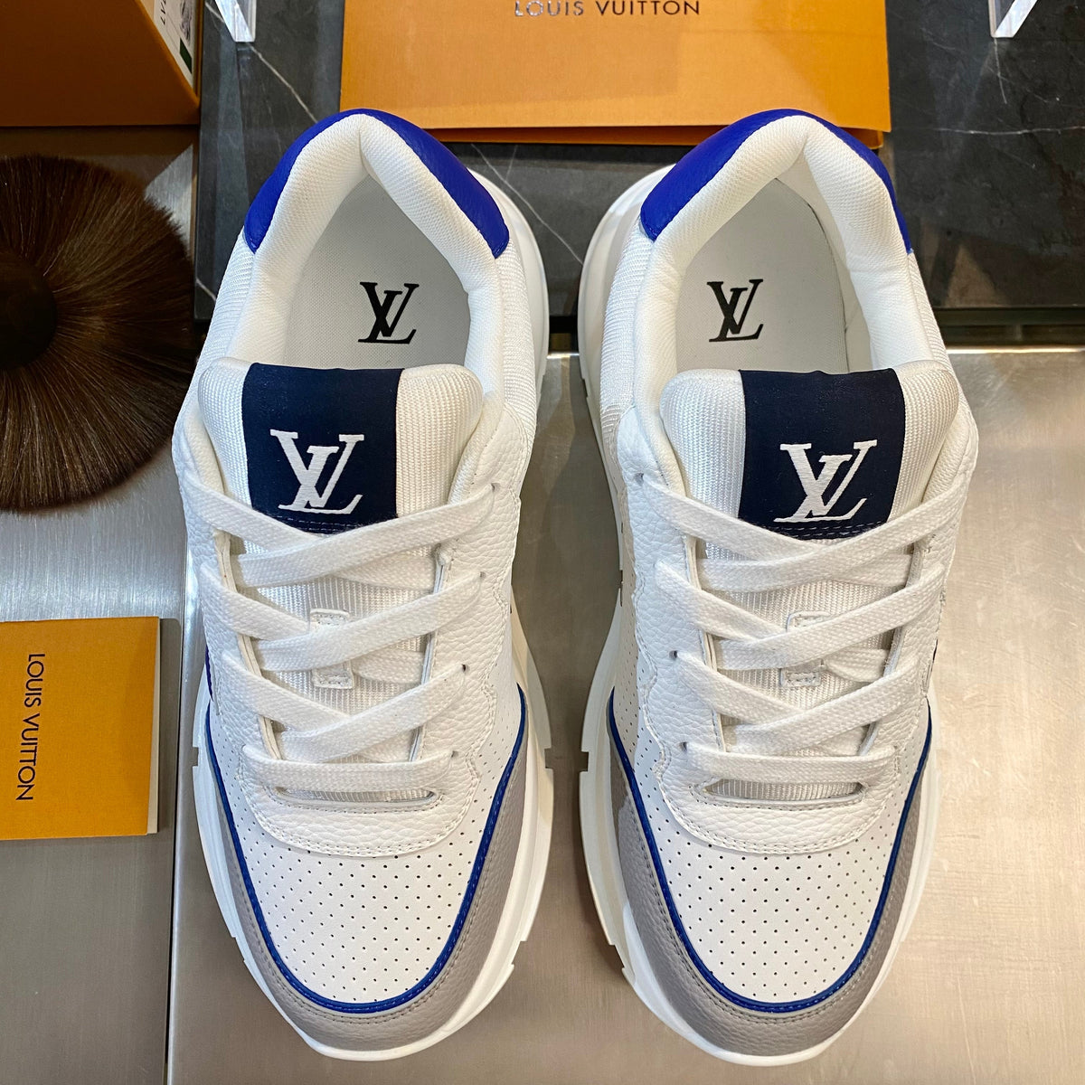 Louis Vuitton Shoes- Louis Vuitton Lou Classic Sneaker Premium Designer Casual Shoes