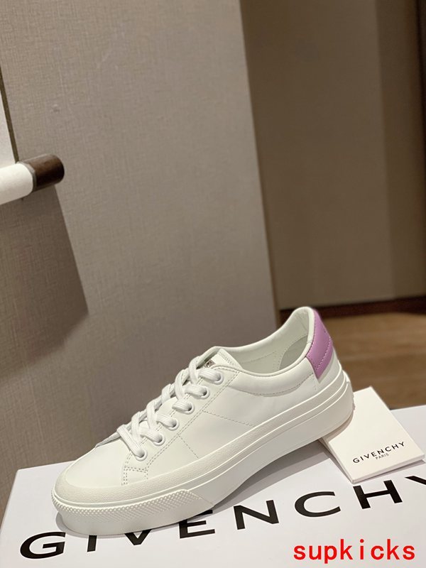 Givenchy Grey High-Top Sneakers - Close-Up Texture View