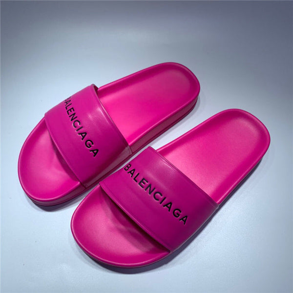 Balenciaga Nude Flat Thong Sandals - Sole Detail View