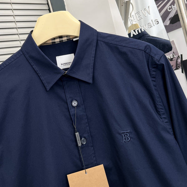 Close-up of Burberry designer clothing craftsmanship