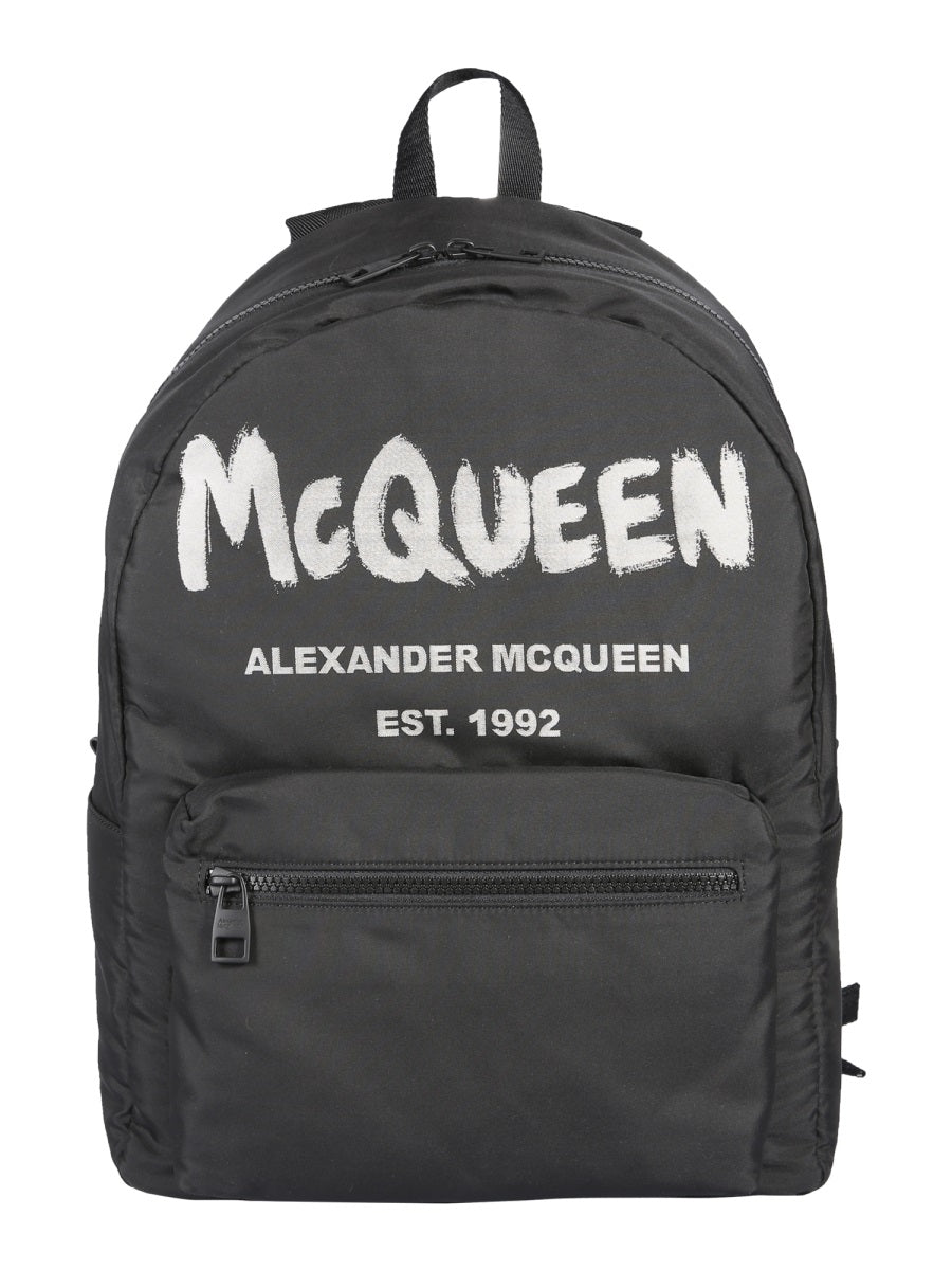 Alexander McQueen backpacks luxury designer piece front view