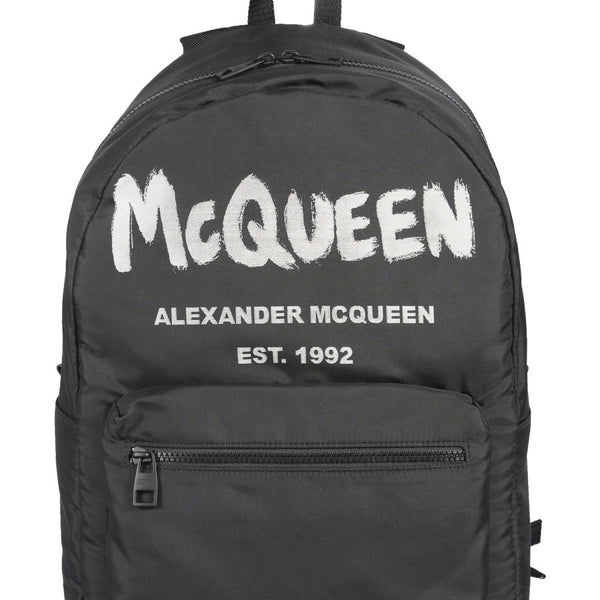 Alexander McQueen backpacks luxury designer piece front view