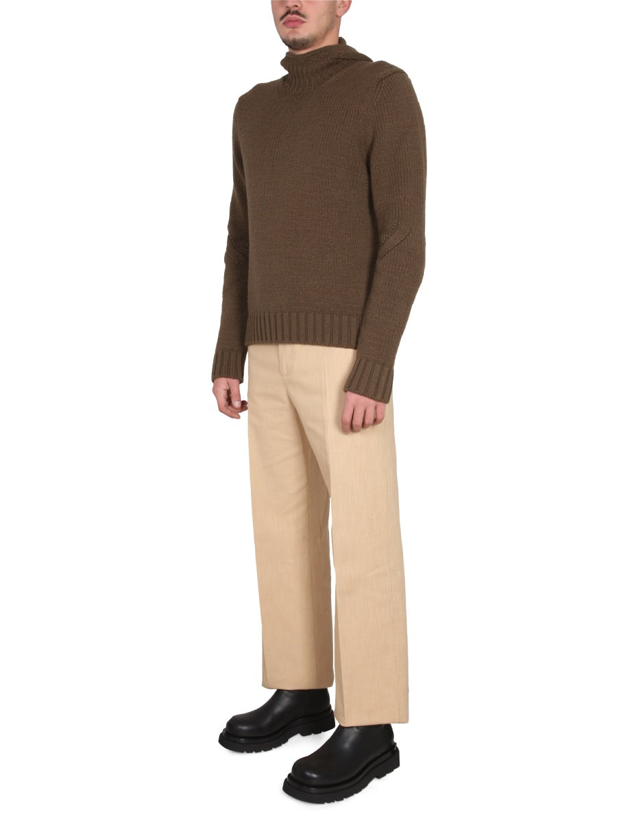 Bottega Veneta Accessories? Bottega Veneta Men Textured Jersey With Hood Premium Everyday Designer Accessory