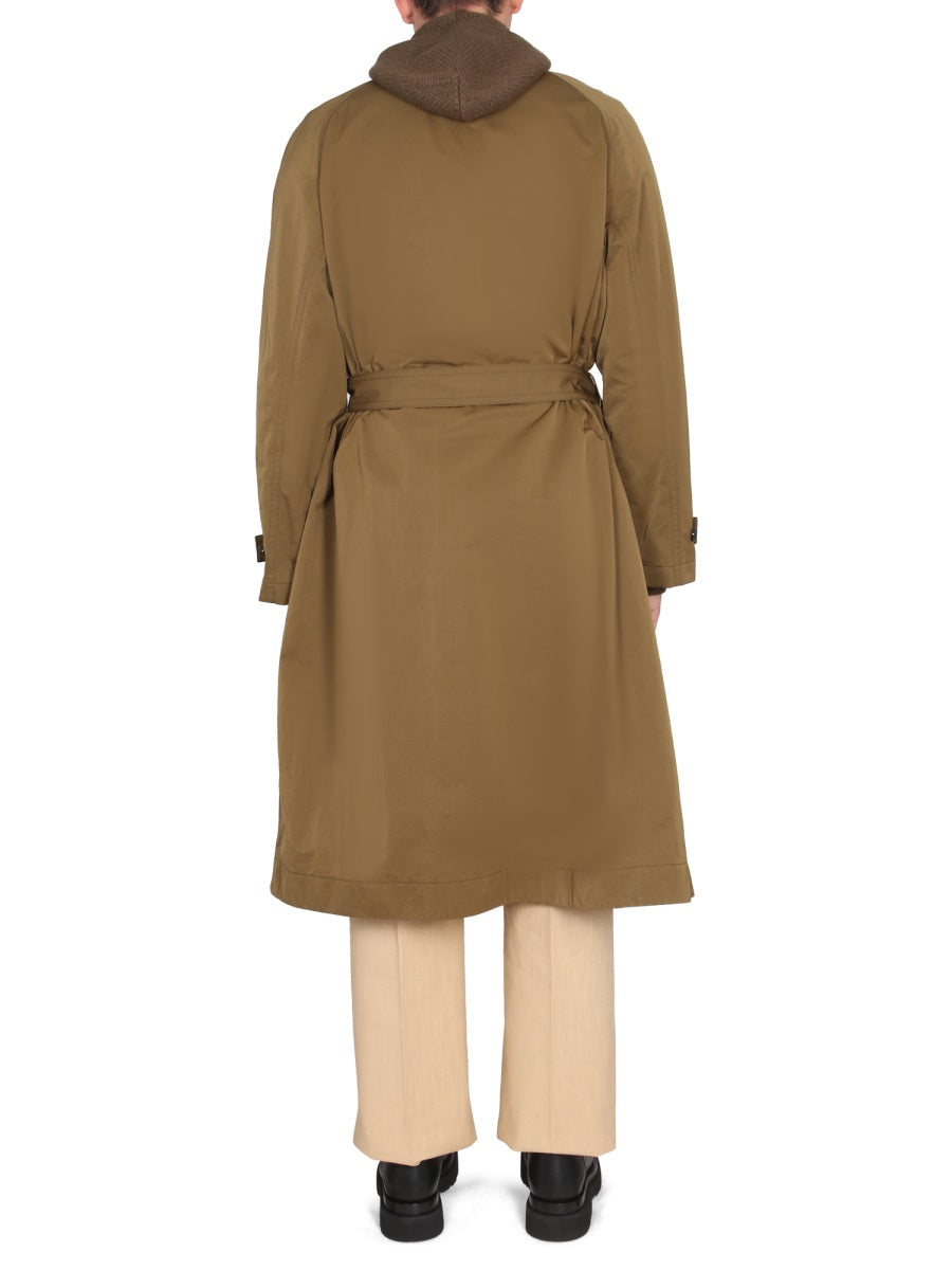 Bottega Veneta premium coats detail and craftsmanship close-up